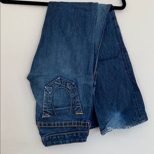 Distressed True Religion Jeans